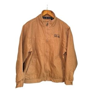 Cornerstone RARE Maker's Mark No46 Heavy Work Leather Jacket Coat Size L Brown